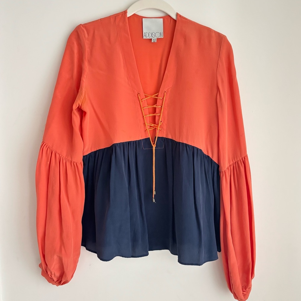 Addison Silk Blouse